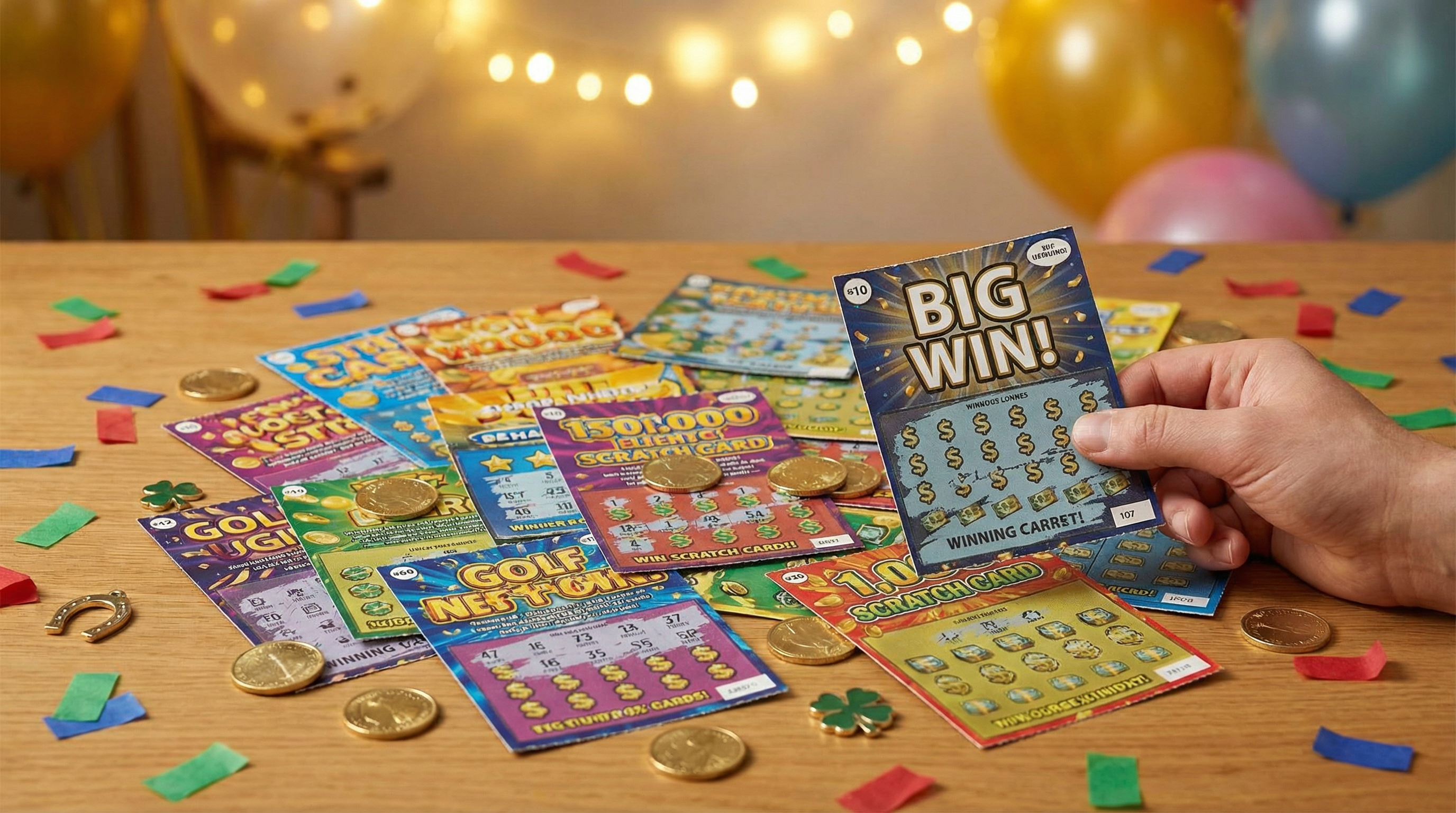 彩票刮刮乐游戏展示